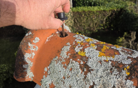 Dépose faîtière repose fixation faîtière emplacement ardoise chantier réalisé cesson-Sévigné 